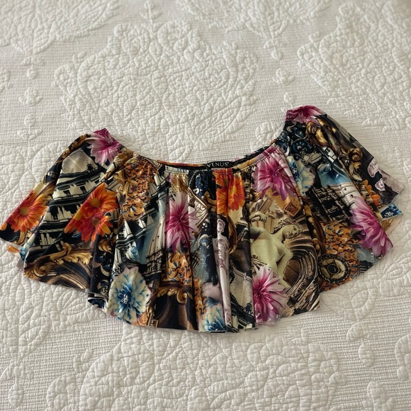 2-piece Summer Set (off the shoulder top and high waisted skirt with slit) - Picture 4 of 5